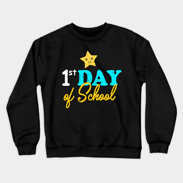 First Day Of School Crewneck Sweatshirt by Mila46